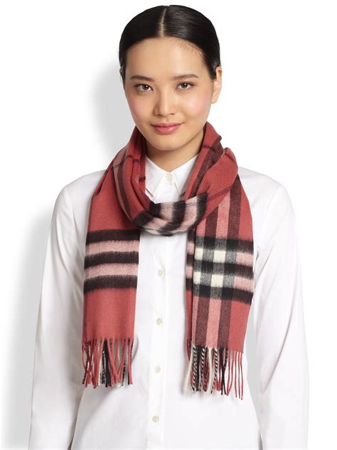 burberry antique rose scarf